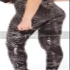 Sister Amy Women's Digital Animal Printed Ankle Elastic Tights Legging Cobweb US L view 3