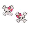 Racket Expressions - Punk Emo Skull Girls Tennis Racket Dampener Shock Absorber - Cute Tennis Dampeners for Rackets - Tennis Vibration Dampeners 2 Pack view 1