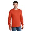Port & Company - Long Sleeve Core Cotton Tee 3XL Orange view 1