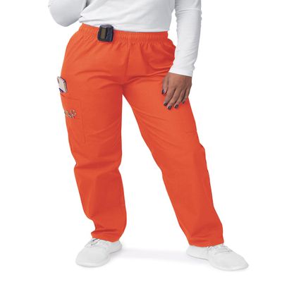 Sivvan Scrubs for Women - Drawstring Cargo Scrub Pants - S8200 - Mandarin Orange - 3X