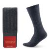 Marcoliani Milano Mens Dress Socks - The Dress Code Colors [Born in Italy & Premium Quality] Inspired by Italian Style | Essence of Cotton - Color Charcoal view 1