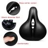 Aolander Bicycle Saddle with DUAL SHOCK ABSORBING BALL Most Comfortable Leather Bike Seat Memory Foam Padded Giant Bicycle Seat Men Women New Look MTB Road City Bike Saddle with LIFETIME WARRANTY view 3