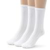 Silky Toes Bamboo Cotton Ribbed Crew Boys School Uniform Socks (Small (7-8), White) view 1
