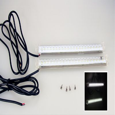 Pactrade Marine 2X 21 LED 12V Trim Tab Transom Light Bar White Boat Underwater