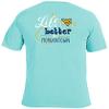 NCAA West Virginia Mountaineers Est Stack Jersey Short Sleeve T-Shirt, Gold,Small view 2