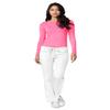 Adar Uniforms Underscrubs for Women - Long Sleeve Comfort Tee - 2900 - Neon Pink - 3X view 4