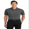 Port Authority Tall Tech Pique Polo Shirt Grey Smoke view 1