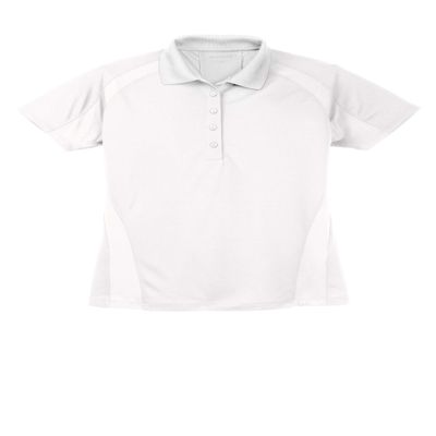 SPORT-TEK Women's Dri-Mesh Pro Polo White