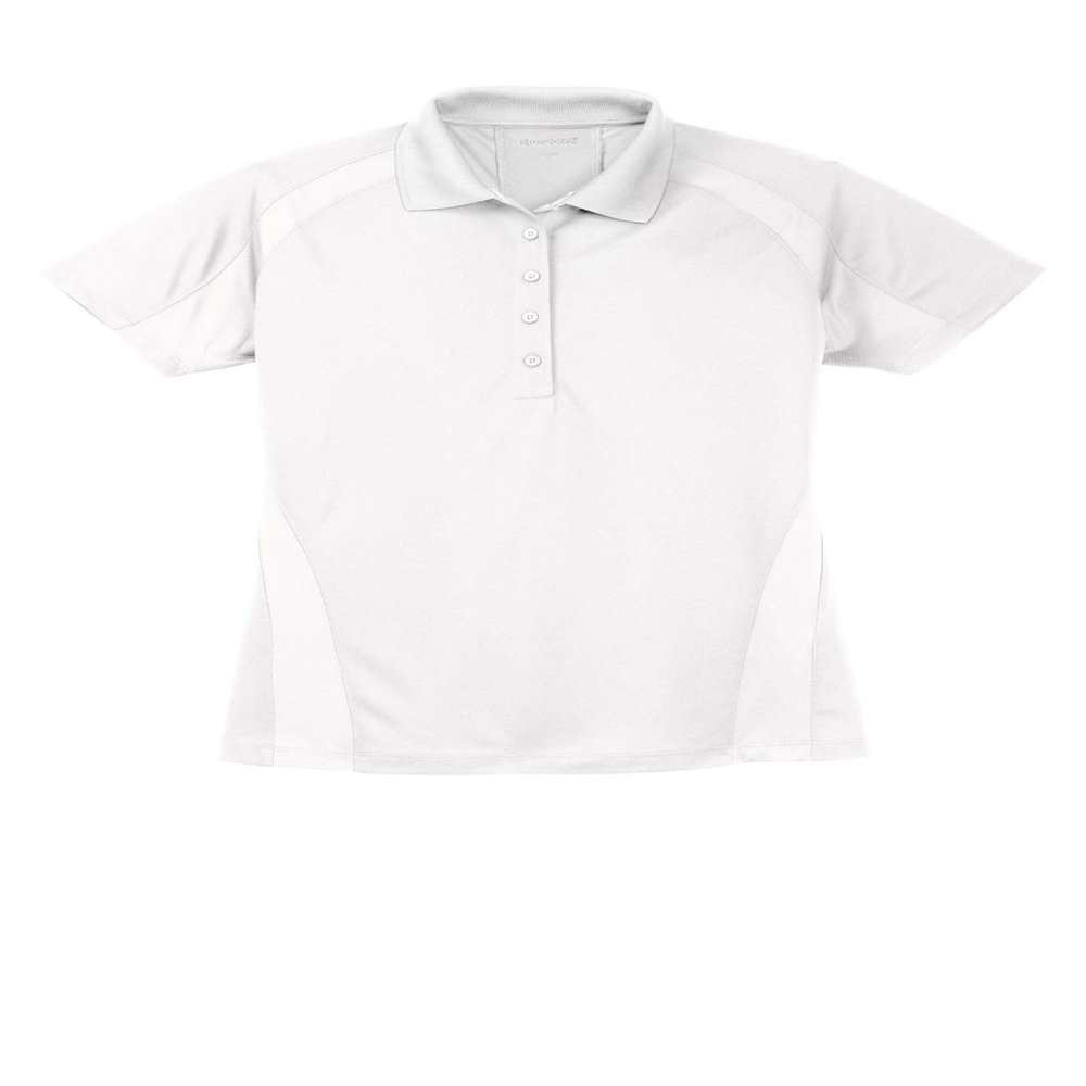 SPORT-TEK Women's Dri-Mesh Pro Polo White
