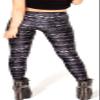 Sister Amy Women's Digital Geometric Printed Ankle Elastic Tights Leggings Note US M view 2