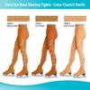 ChloeNoel Figure Skating Light Tan Over The Boot Tights TB8832 w/2 Swirls Light Tan Child Large (10-12) view 4