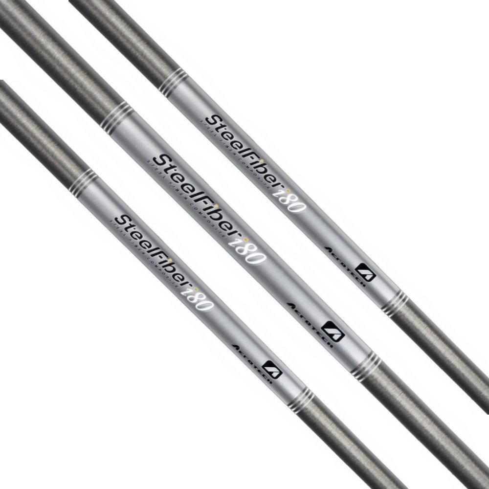AeroTech SteelFiber i70 Iron Shafts - 0.370 - Tour Shop Fresno (9 - Iron - 41", Stiff - 85gr)