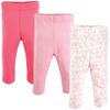 Luvable Friends girls Cotton Leggings, Pink Rose, 5T US view 1
