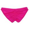 FEESHOW Men's Silky Bikini Briefs Bulge Pouch Underwear Swimwear Ruched Back (Rose, one Size) view 3