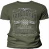 40th Birthday Gift Shirt for Men - Vintage 1986 Aged to Perfection - Military-002-Lg view 1