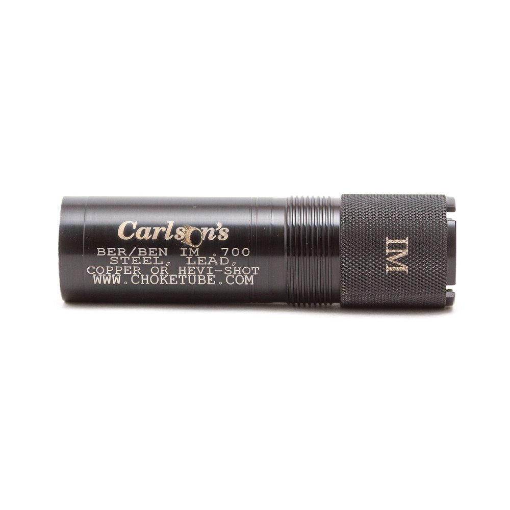 Carlson's Choke Tubes 12 Gauge Compatible for Beretta Benelli Mobil [ Improved Modified | 0.700 Diameter ] Stainless Steel | Blued Sporting Clays Choke Tube | Made in USA