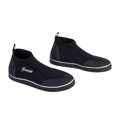 Seavenger Atlantis Aqua Shoes | Slip On Dive Booties for Snorkeling, Scuba Diving, Kayaking and Surfing (Black, 8)