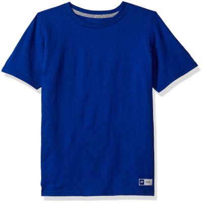 Russell Athletic Big Boy's Essential Short Sleeve Tee Shirt, Royal, S