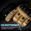 WTACTFUL Touchscreen Motorcycle Tactical Gloves for Men for Airsoft Paintball Cycling Motorbike MTB Bike ATV Hunting Hiking Riding Work Outdoor Sport Work Gloves Brown Large view 2