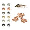 Aventik 50pc Brass Beads Tapered Hole Fly Tying Materials Lure Jig 10 Colors / 5 Sizes Fly Fishing (Copper, 2.8 mm (7/64"))
