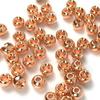 Aventik 50pc Brass Beads Tapered Hole Fly Tying Materials Lure Jig 10 Colors / 5 Sizes Fly Fishing (Copper, 2.8 mm (7/64")) view 2