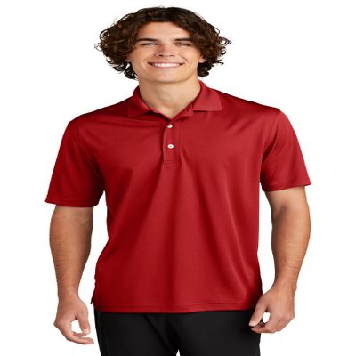 SPORT-TEK Unisex Dri-Mesh Polo Red