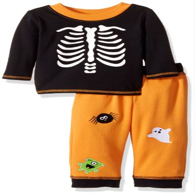 Bonnie Baby Baby Matt's Scooter Boys Set, Black Orange, 3-6 Months