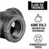 STZ Industries Smith Cooper International 3" X 1-1/2" Black Iron Bushing #33HB1030014C view 3