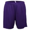 MJ Soffe 1540B Youth Interlock Short, Purple - MED view 1