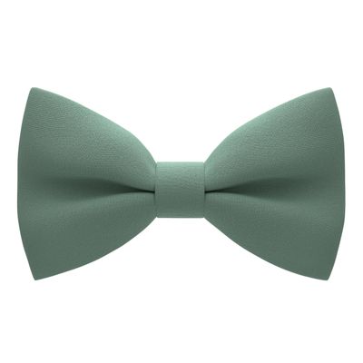 Bow Tie House Babies Classic Pre-Tied Bow Tie Formal Solid Tuxedo (Small, Green Fern)