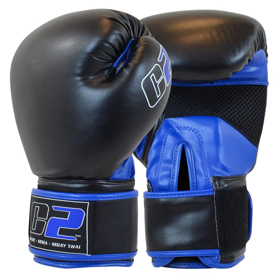 Combat Corner C2 Boxing Gloves for Men and Women - Kickboxing, MMA, Muay Thai Sparring Training Gloves