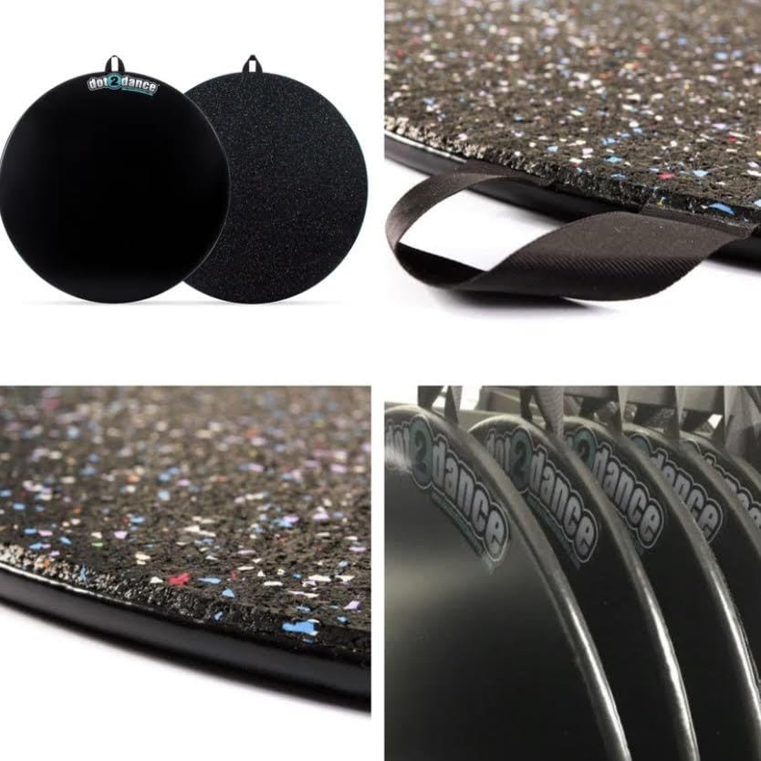 dot2dance Brand Portable Dance Floor,Marley Flooring Ballet Training Equipment,Turning Boards for Dancers & Figure Skating Practice Mat,Practice Pirouette,USA Made (24 inches)