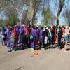 DreamHigh Men's Women's Polyester Spandex Full Body Costume Zentai Suit-Open Face (Lime Green, M) view 4