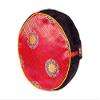 Kathmandu Yogi Zafu Meditation Yoga Cushion Kapok Filled Fair Trade Silk and Organic Cotton Pillow with Exclusive Premium Designs (Choose Your Design & Color) (Mandala Red)- Women Made in Nepal view 1