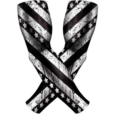 B-Driven Sports Premium Pro-Fit Compression Arm Sleeves for Men Women & Youth 44 Graphic Designs Improve Circulation Reduce Muscle Fatigue Enhance Performance for Baseball Football & More (1 Pair)