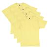 Hanes Men's Essentials Short Sleeve T-shirt Value Pack (4-pack),yellow,Large view 1