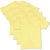 Hanes Men's Essentials Short Sleeve T-shirt Value Pack (4-pack),yellow,Large view 2