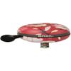 Basil Magnolia Bicycle Bell, Suitable for Electric, City, Women's Bike, 80 mm Diameter, Poppy Red view 1