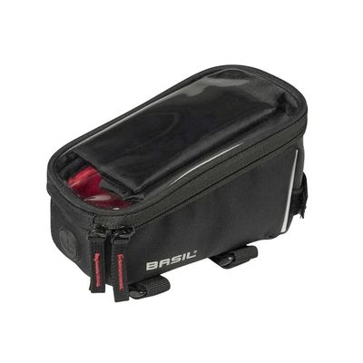 Basil Unisex's Sport Design Top Tube Frame Cycle Bag, Black, 1 Litre (17748)
