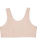 Fruit of The Loom Big Girl's Cotton Built-up Sport 3 Pack(Pack of 3) Bra, White/Black/Sand, 38 view 3