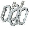 TiTo Titanium Classic Style Bicycle Pedal with Aluminium Alloy Bicycle Foot Pedals and Titanium Axles for MTB and Road Bike (Titanium Color) view 1