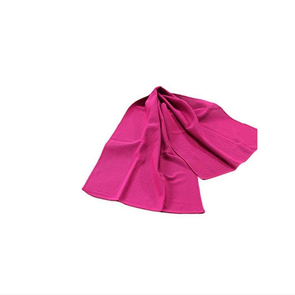 TELLM Width:33-Length:88cm Rose Ice Towel summer outdoor sports water absorbent double cold ice towel