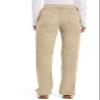 Cherokee Women's Mid Rise Straight Leg Pull-on Pant Tall, Khaki, X-Small Tall view 2