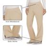 Cherokee Women's Mid Rise Straight Leg Pull-on Pant Tall, Khaki, X-Small Tall view 3