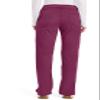 Cherokee Women Scrub Pant with Straight Leg Pull-on Pant Medical Bottom with 4 Pocket & 2-Way Stretch Fabric - WW110, M Petite, Wine view 2