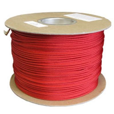 CWC Braided Polyester Longline Fishing Rope, Soft Lay - .110" x 500 yds, Red