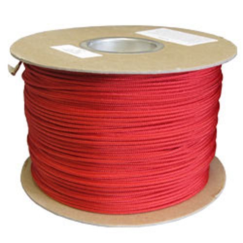 CWC Braided Polyester Longline Fishing Rope, Soft Lay - .110" x 500 yds, Red