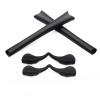 Replacement Earsocks & Nosepieces Rubber Kits for Oakley Radar Path Sunglasses, Black view 1