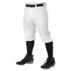 Alleson Adult Baseball Knicker Pant White M 605PKN 605PKN-WH-M view 1