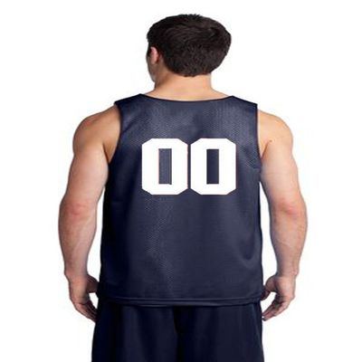 Custom Basketball Reversible Jersey Both Sides - Numbers Only (XXXX-Large, Navy)